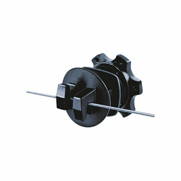 Grilltown Multi-Fit Rod Post Insulator for 0.25 x 0.625 in. Rods - Black GR2955148